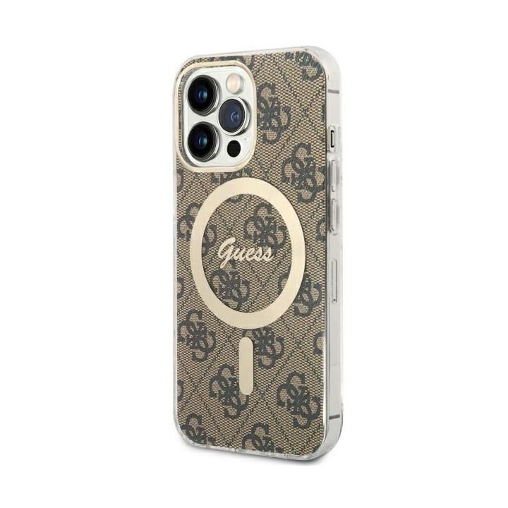 Guess GUHMP13LH4STW iPhone 13 Pro / 136.1" brązowy/brown hardcase 4G MagSafe na NearMe.pl