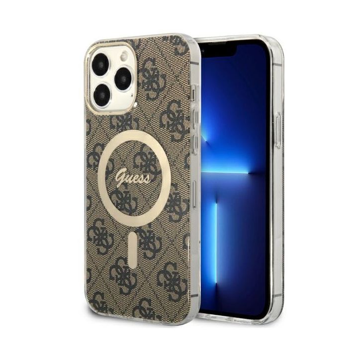 Guess GUHMP13XH4STW iPhone 13 Pro Max6.7" brązowy/brown hardcase 4G MagSafe na NearMe.pl