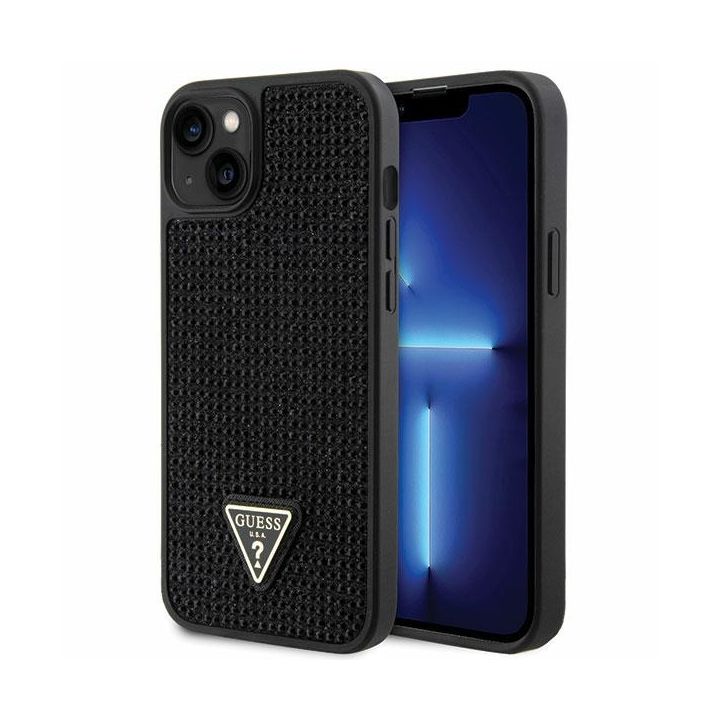 Guess GUHCP14MHDGTPK iPhone 14 Plus / 15 Plus 6.7" czarny/black hardcase Rhinestone Triangle na NearMe.pl