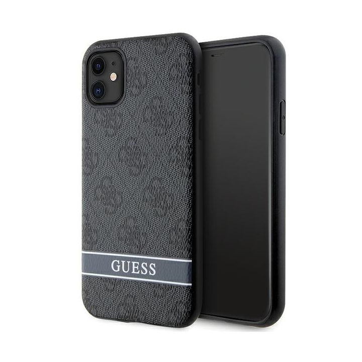Guess GUHCN61P4SNK iPhone 11 / Xrszary/grey hardcase 4G Stripe na NearMe.pl