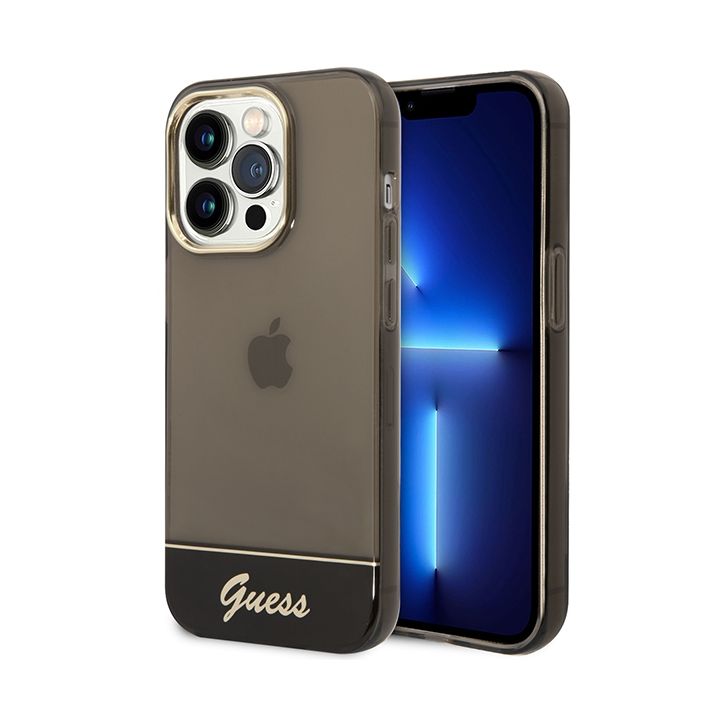 Guess GUHCP14XHGCOK iPhone 14 Pro Max 6,7" czarny/black hardcase Translucent na NearMe.pl
