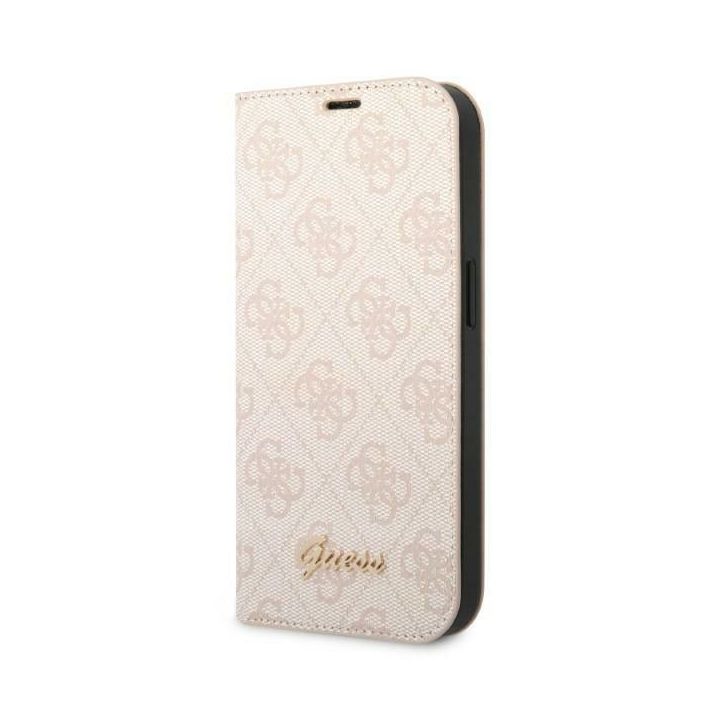 Guess GUBKP14MHG4SHP iPhone 14 Plus / 15 Plus 6.7" różowy/pink book 4G Vintage Gold Logo na NearMe.pl