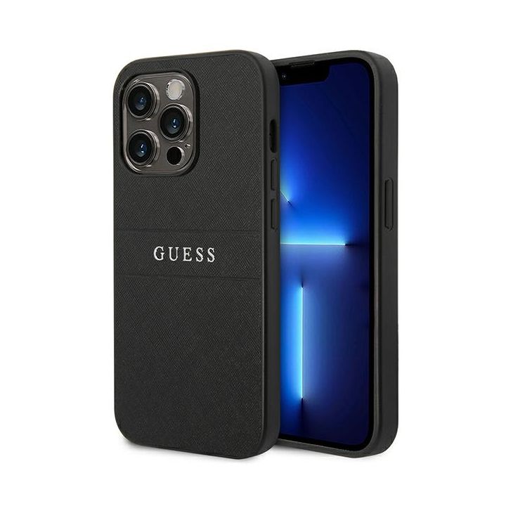 Guess GUHCP14XPSASBBK iPhone 14 Pro Max6,7" czarny/black Saffiano Strap na NearMe.pl