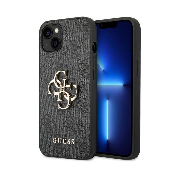 Guess GUHCP14M4GMGGR iPhone 14 Plus/ 15 Plus 6.7" szary/grey hardcase 4G Big Metal Logo na NearMe.pl