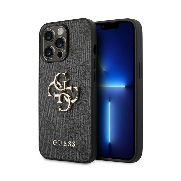 Guess GUHCP14L4GMGGR iPhone 14 Pro 6,1" szary/grey hardcase 4G Big Metal Logo na NearMe.pl