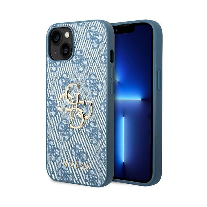 Guess GUHCP14S4GMGBL iPhone 14 / 15 / 136.1" niebieski/blue hardcase 4G Big Metal Logo na NearMe.pl
