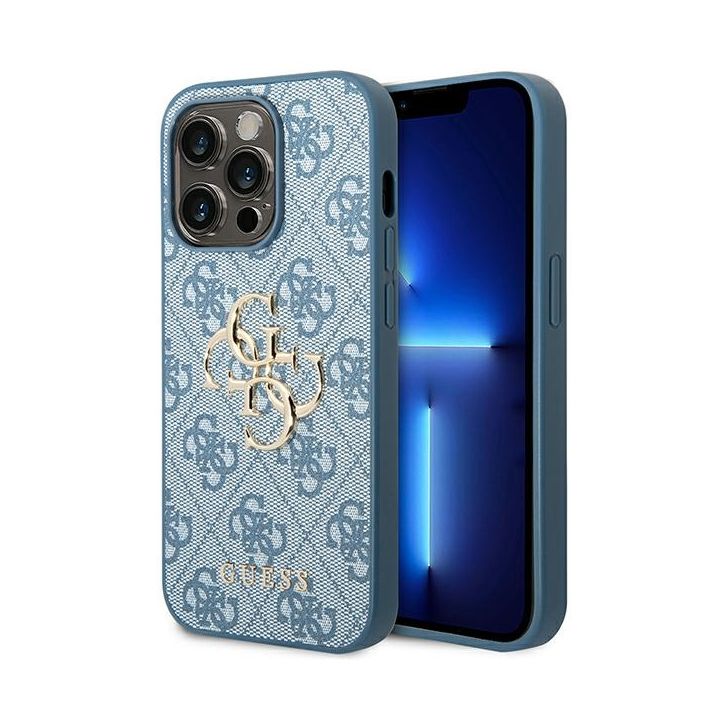 Guess GUHCP14X4GMGBL iPhone 14 Pro Max6,7" niebieski/blue hardcase 4G Big Metal Logo na NearMe.pl