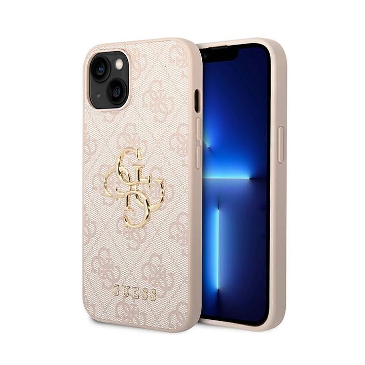 Guess GUHCP14S4GMGPI iPhone 14 / 15 / 136.1" różowy/pink hardcase 4G Big Metal Logo na NearMe.pl