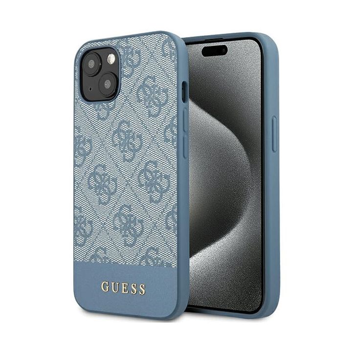 Guess GUHCP15SG4GLBL iPhone 15 / 14 / 136.1" niebieski/blue hardcase 4G Stripe Collection na NearMe.pl