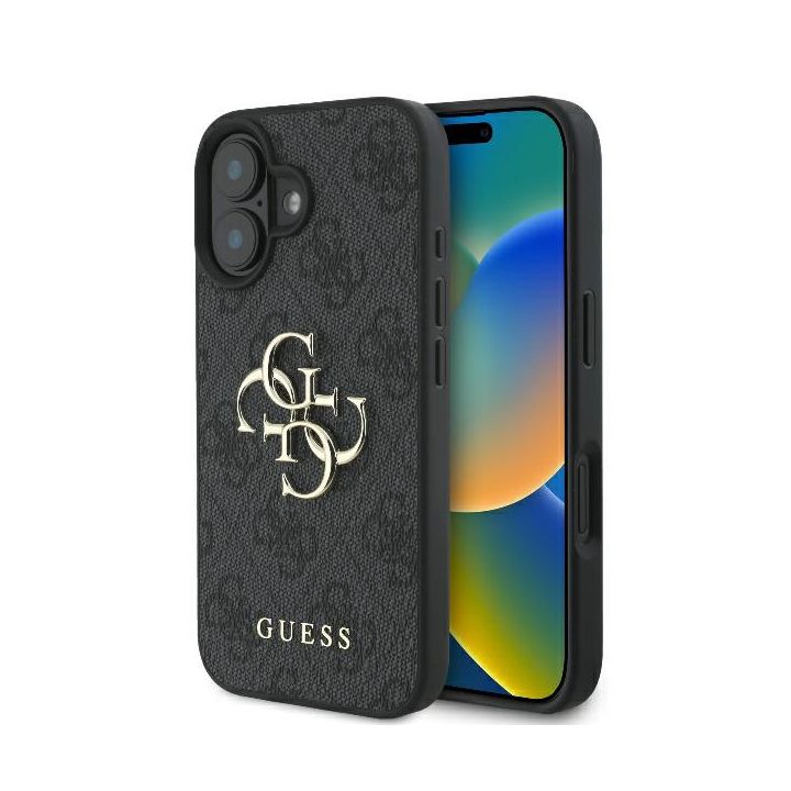 Guess GUHCP16S4GMGGR iPhone 16 6.1" czarny/black hardcase 4G Big Logo na NearMe.pl
