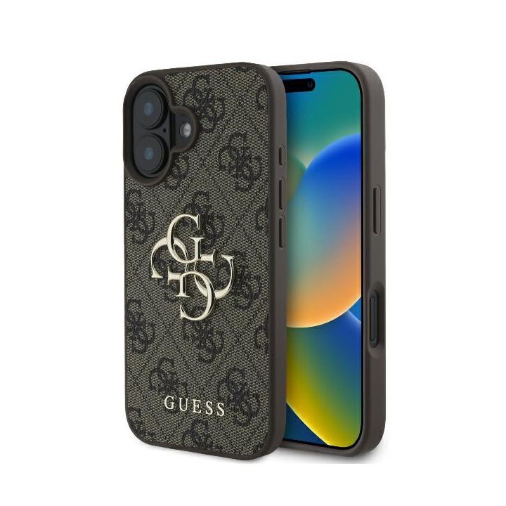 Guess GUHCP16M4GMGBR iPhone 16 Plus 6.7" brązowy/brown hardcase 4G Big Logo na NearMe.pl