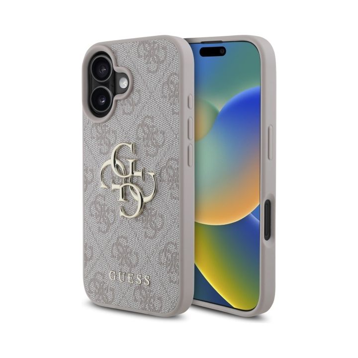 Guess GUHCP16S4GMGPI iPhone 16 6.1" różowy/pink hardcase 4G Big Logo na NearMe.pl