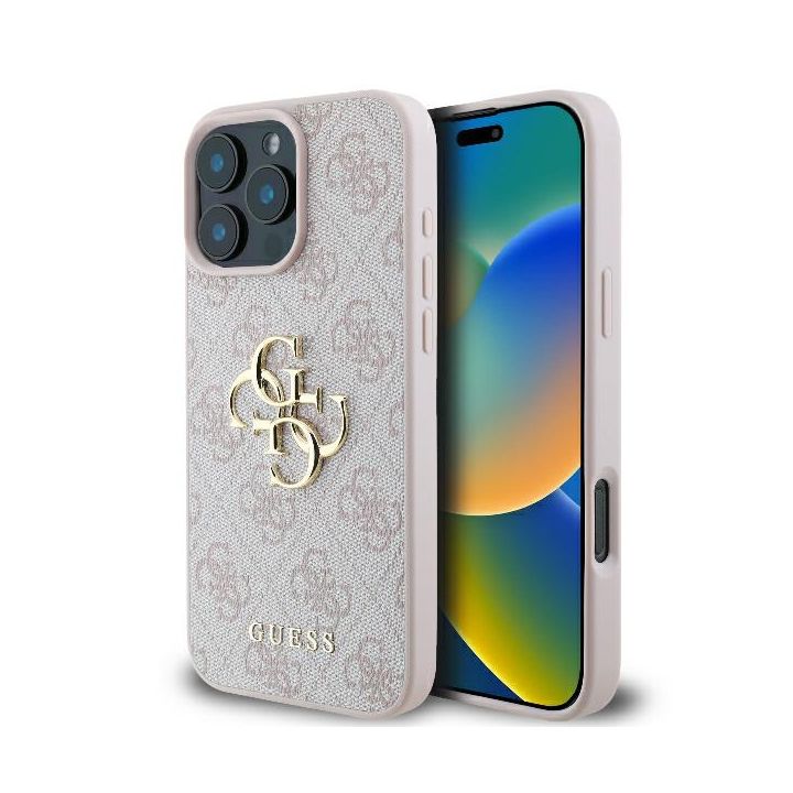 Guess GUHCP16L4GMGPI iPhone 16 Pro6.3" różowy/pink hardcase 4G Big Logo na NearMe.pl