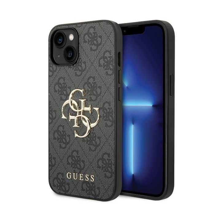 Guess GUHCP15M4GMGGR iPhone 15 Plus/ 14 Plus 6.7" szary/grey hardcase 4G Big Metal Logo na NearMe.pl