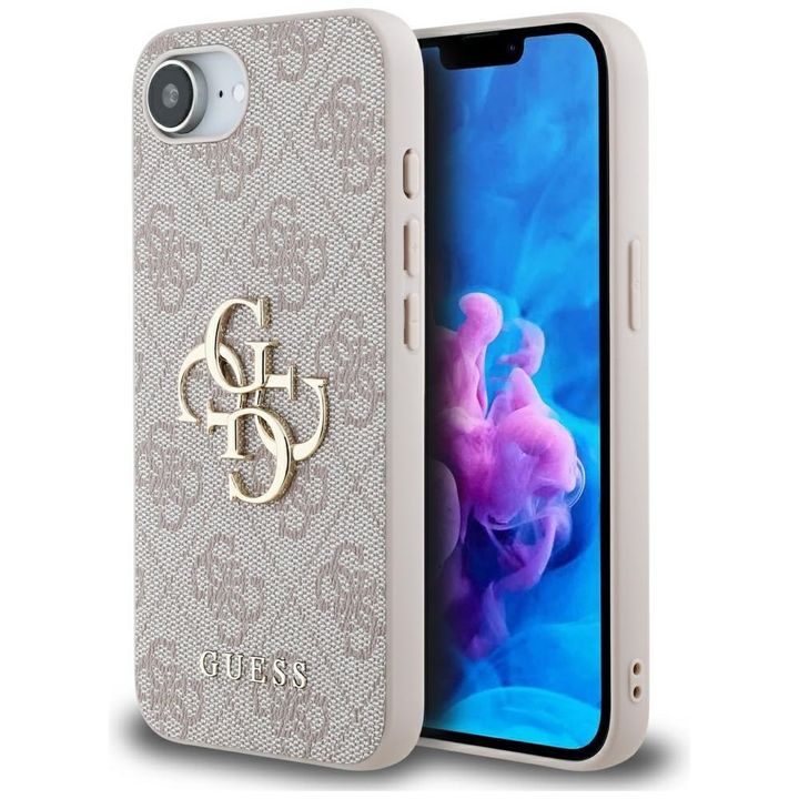 Etui Guess 4G Big Logo do iPhone 16e /   17e różowy na NearMe.pl