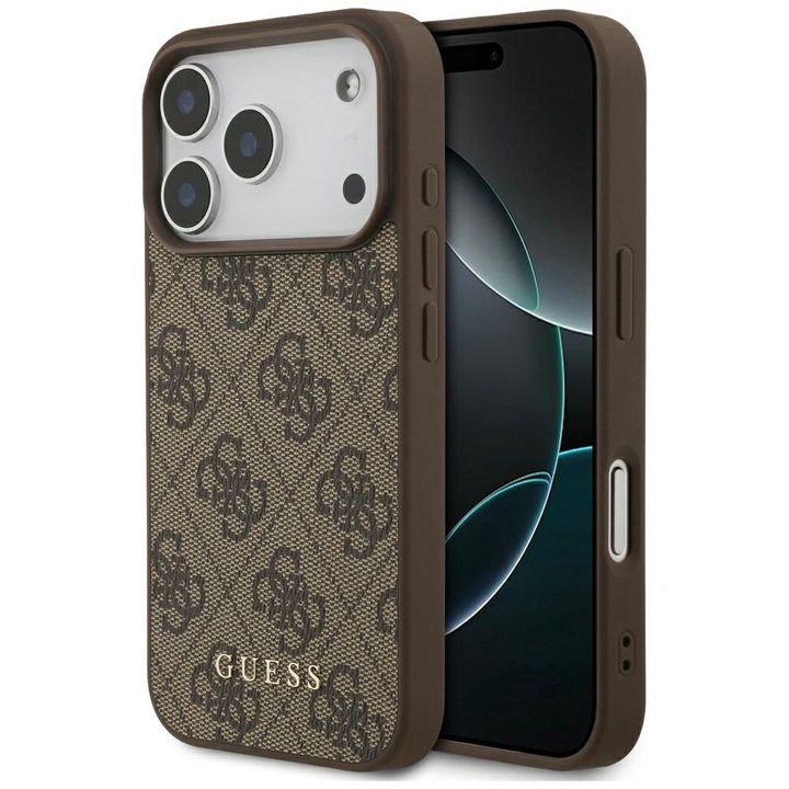 Etui Guess 4G Classic do iPhone 17 Pro brązowy na NearMe.pl