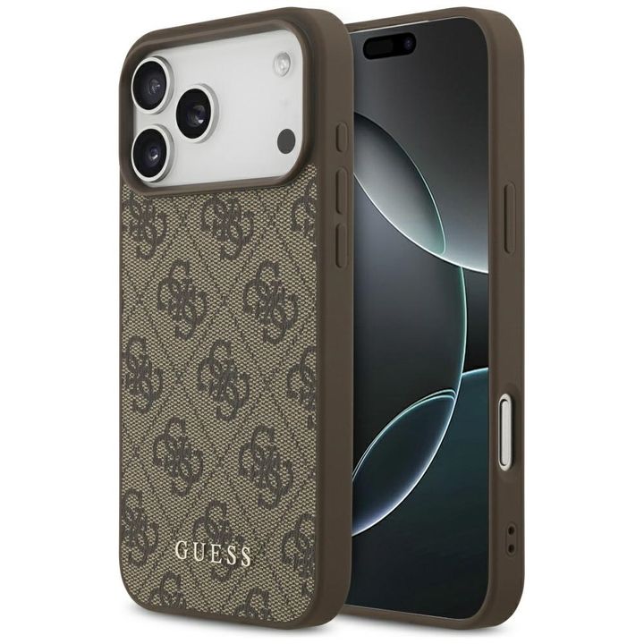 Etui Guess 4G Classic do iPhone 17 ProMax brązowy na NearMe.pl