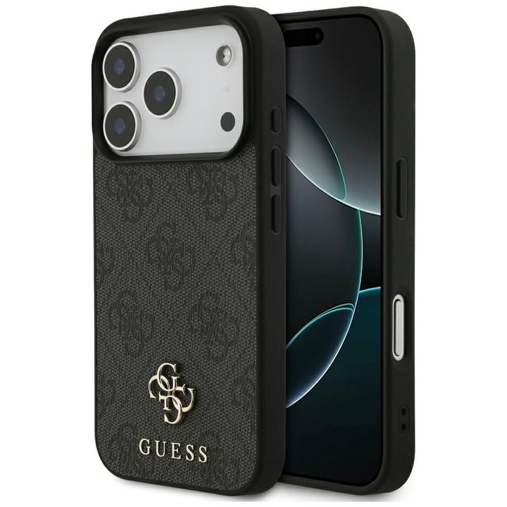Etui Guess 4G Small Classic Logo MagSafe do iPhone 17 Pro czarny na NearMe.pl