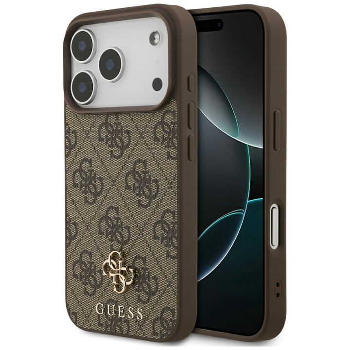 Etui Guess 4G Small Classic Logo MagSafedo iPhone 17 Pro brązowy na NearMe.pl