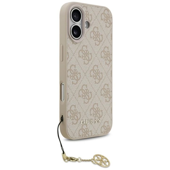 Etui Guess 4G Charms Collection MagSafe  do iPhone 17 różowy na NearMe.pl