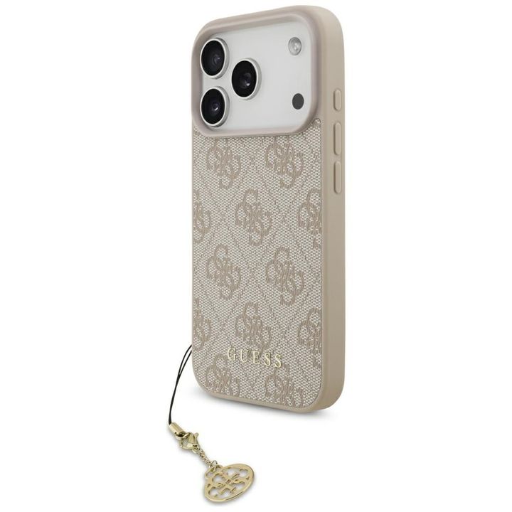 Etui Guess 4G Charms Collection MagSafe  do iPhone 17 Pro różowy na NearMe.pl