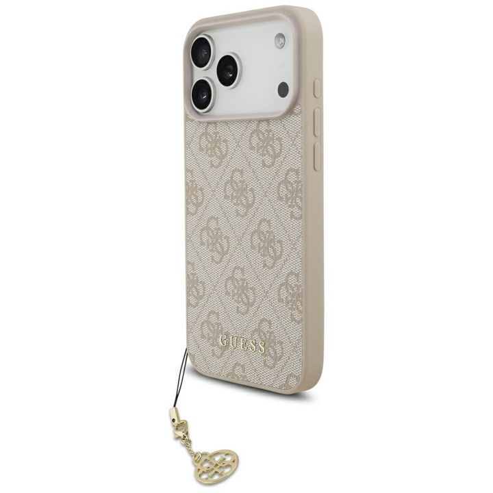 Etui Guess 4G Charms Collection MagSafe  do iPhone 17 Pro Max różowy na NearMe.pl