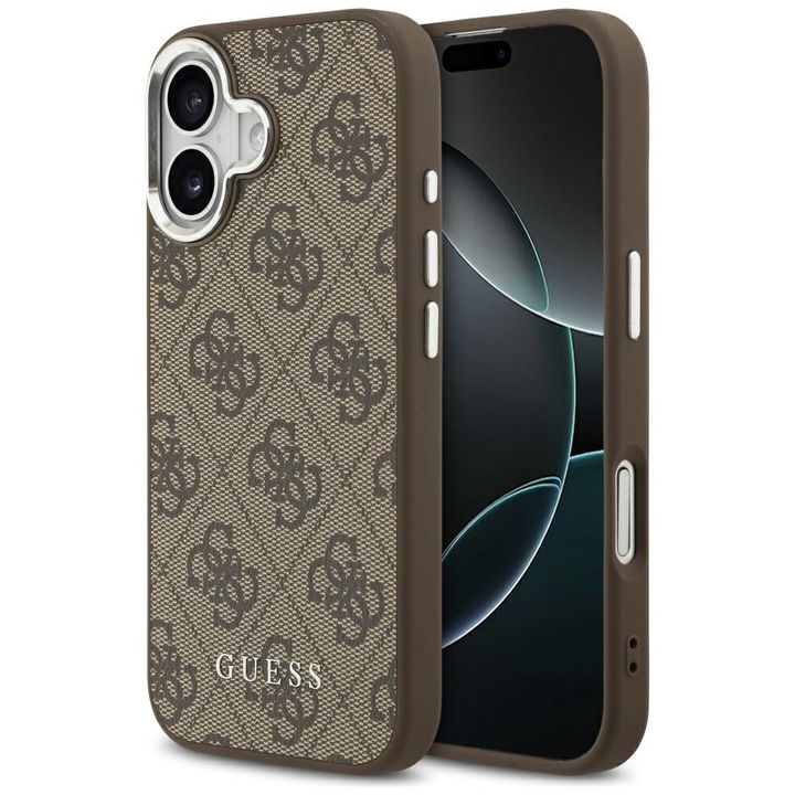 Etui Guess 4G Classic Logo MagSafe do    iPhone 17 brązowy na NearMe.pl