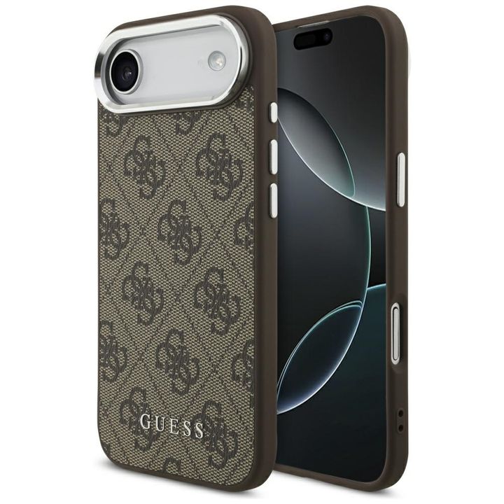 Etui Guess 4G Classic Logo MagSafe do    iPhone Air brązowy na NearMe.pl
