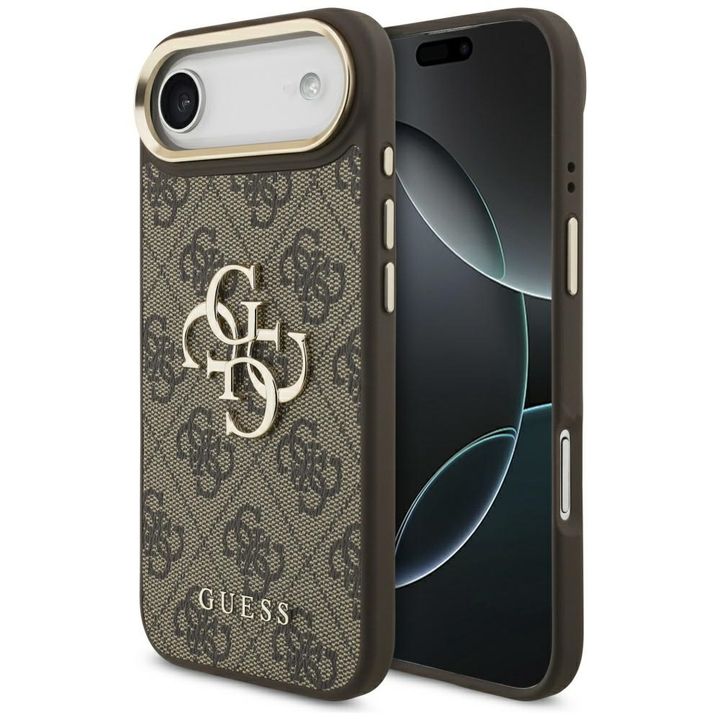 Etui Guess 4G Big 4G Classic Logo do     iPhone Air brązowy złoty na NearMe.pl