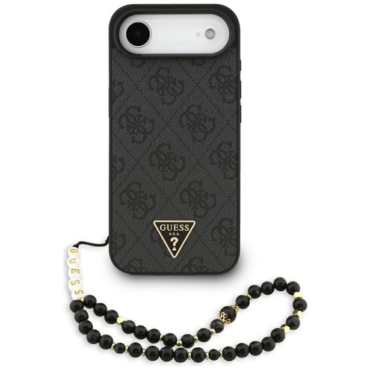 Etui Guess 4G Strap Triangle Logo        MagSafe do iPhone Air czarny na NearMe.pl