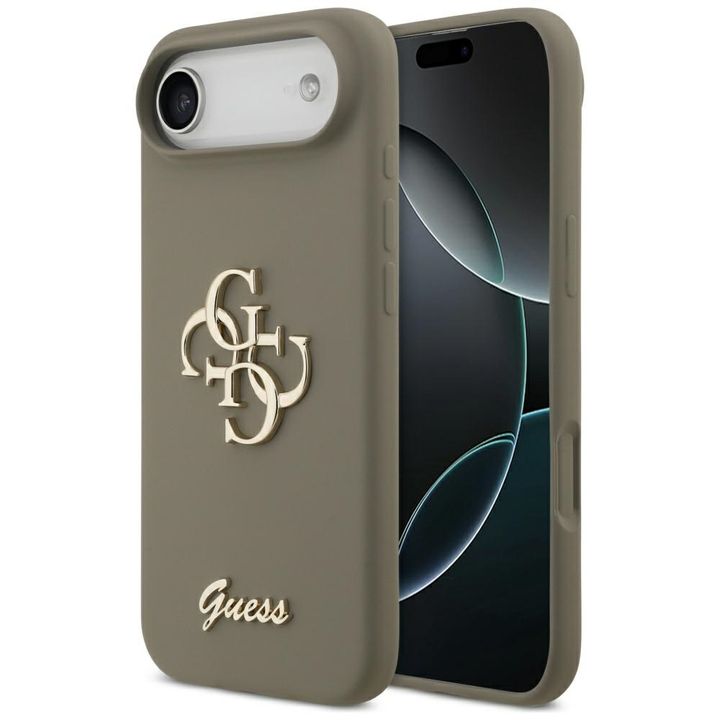 Etui Guess Silicone Big 4G Script do     iPhone Air brązowy na NearMe.pl