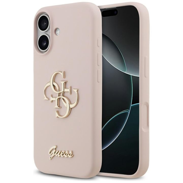 Etui Guess Silicone Big 4G Script do     iPhone 17 różowy na NearMe.pl