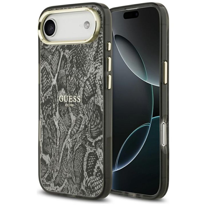 Etui Guess Python Pattern MagSafe do     iPhone Air czarny na NearMe.pl