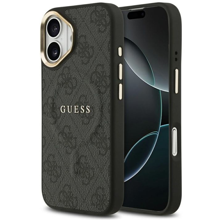 Etui Guess 4G PU Classic Logo MagSafe do iPhone 17 czarny na NearMe.pl