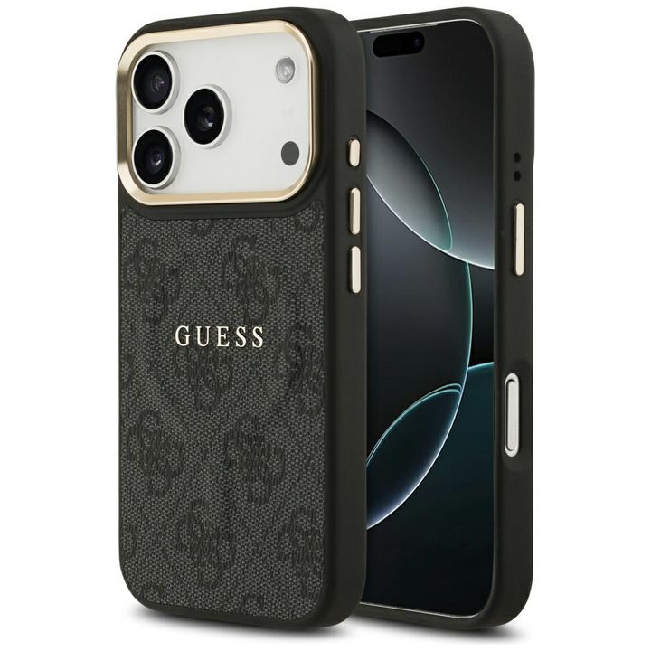 Etui Guess 4G PU Classic Logo MagSafe do iPhone 17 Pro czarny na NearMe.pl