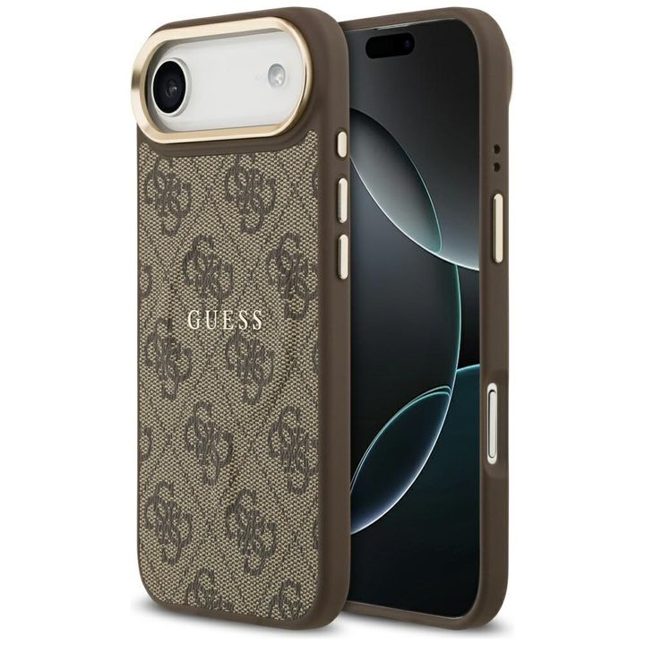 Etui Guess 4G PU Classic Logo MagSafe do iPhone Air brązowy na NearMe.pl
