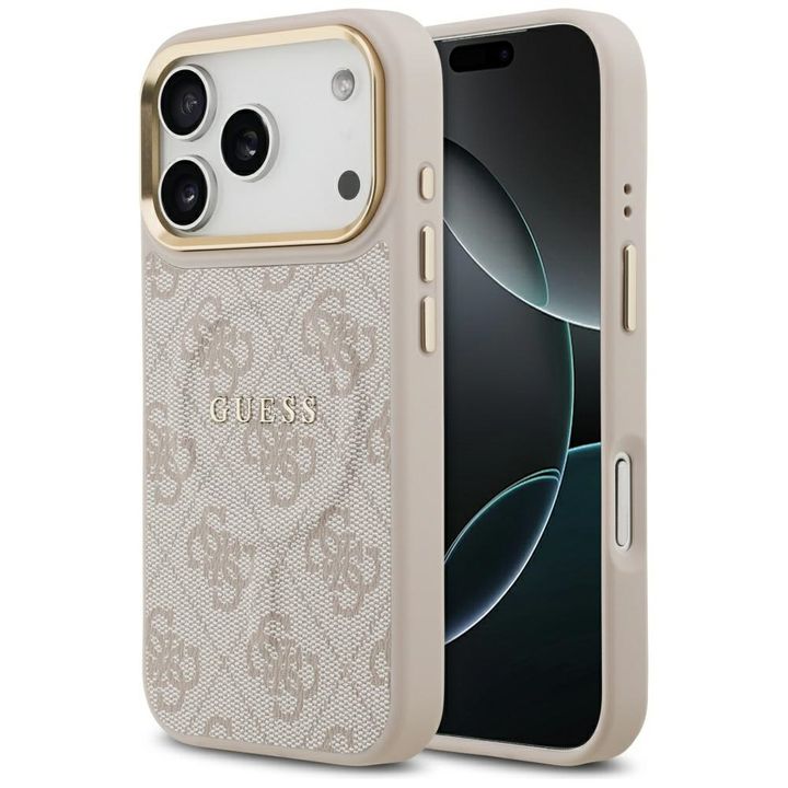 Etui Guess 4G PU Classic Logo MagSafe do iPhone 17 Pro różowy na NearMe.pl
