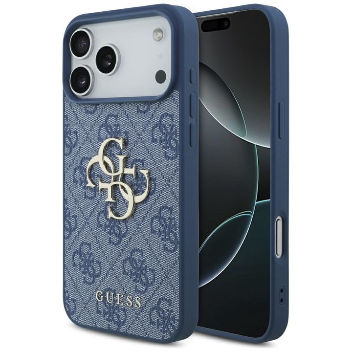 Etui Guess 4G Big Logo do iPhone 17 Pro  Max niebieski na NearMe.pl