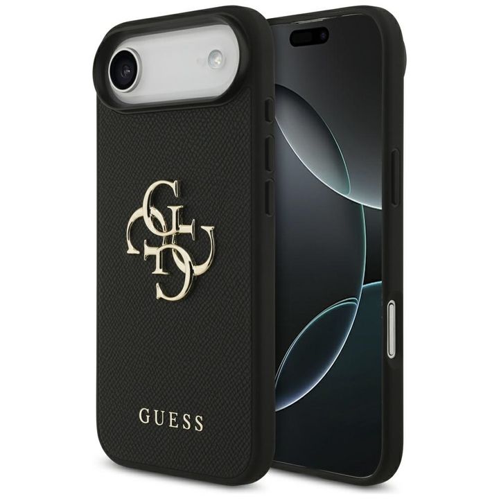 Etui Guess Grained Big 4G & Classic Logo do iPhone Air czarny na NearMe.pl