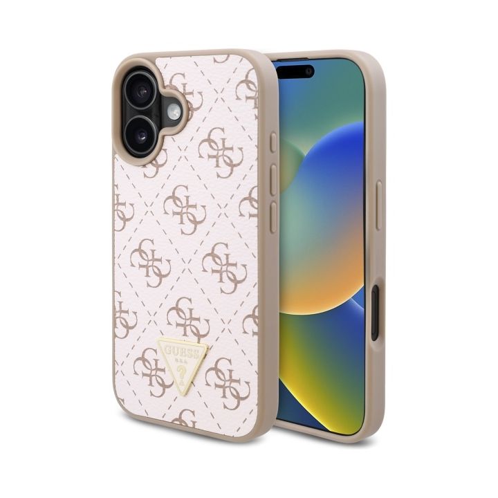 Guess GUHCP16SPG4GPH iPhone 16 6.1" biały/white hardcase New 4G Triangle na NearMe.pl