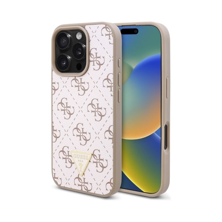 Guess GUHCP16LPG4GPH iPhone 16 Pro 6.3"6.3" biały/white hardcase New 4G Triangle na NearMe.pl