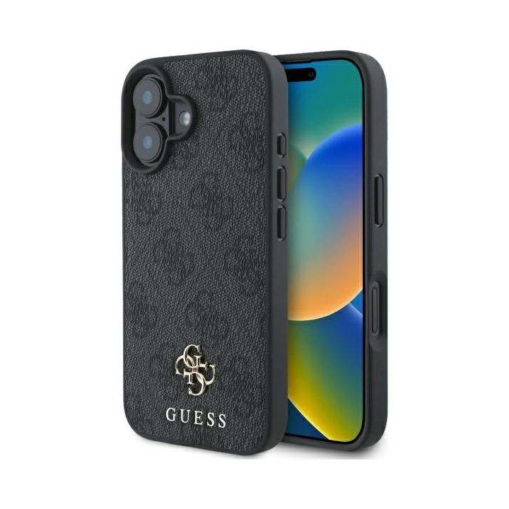 Guess GUHMP16SP4SM4MK iPhone 16 6.1"     czarny/black hardcase 4G Small Classic MagSafe na NearMe.pl