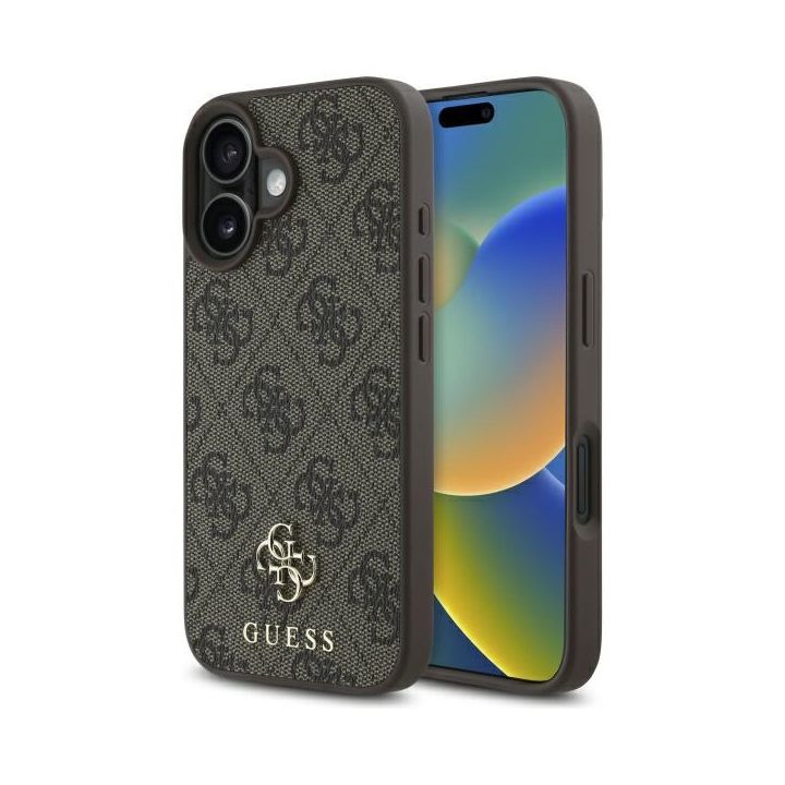 Guess GUHMP16SP4SM4MW iPhone 16 6.1"     brązowy/brown hardcase 4G Small Classic MagSafe na NearMe.pl