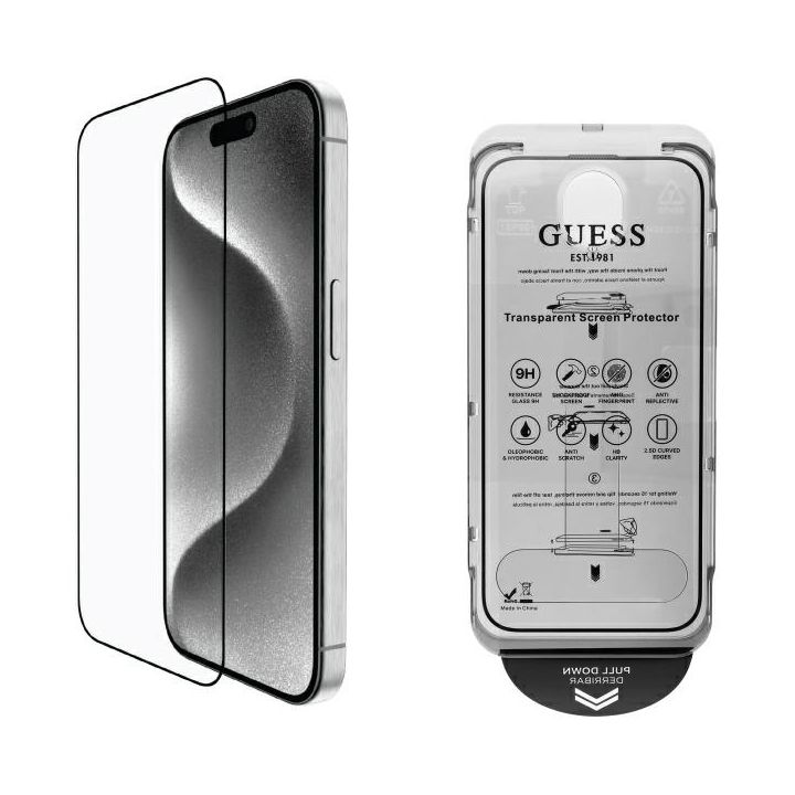 Guess GUTGP16XBOKGCIT iPhone 16 Pro Max  6.9" Screen Protector 2.5D Outline - ochrona wyświetlacza na NearMe.pl