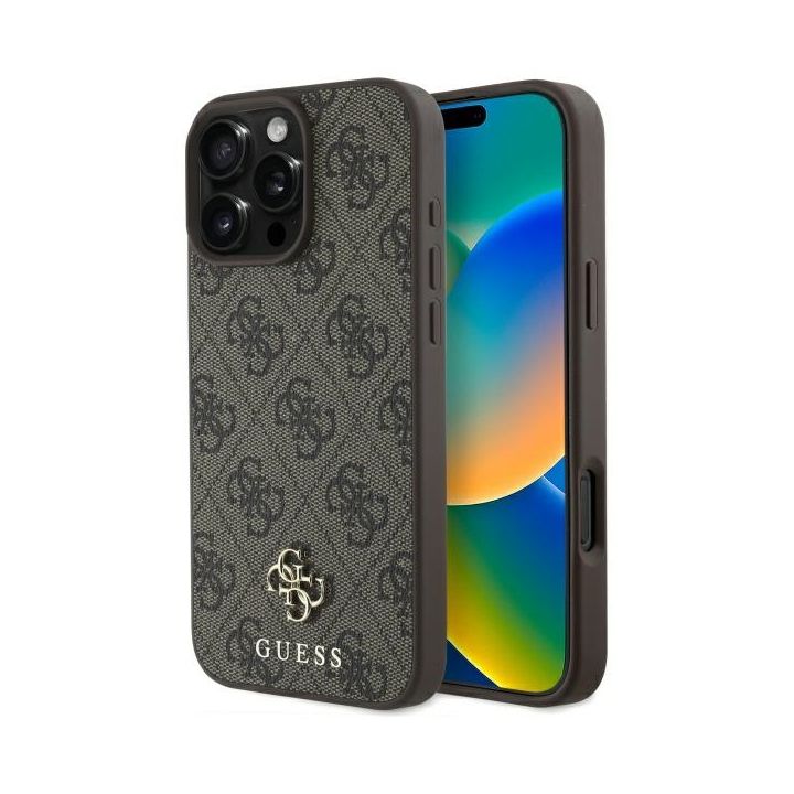 Guess GUHMP16XP4SM4MW iPhone 16 Pro Max 6.9" brązowy/brown hardcase 4G Small Classic MagSafe na NearMe.pl
