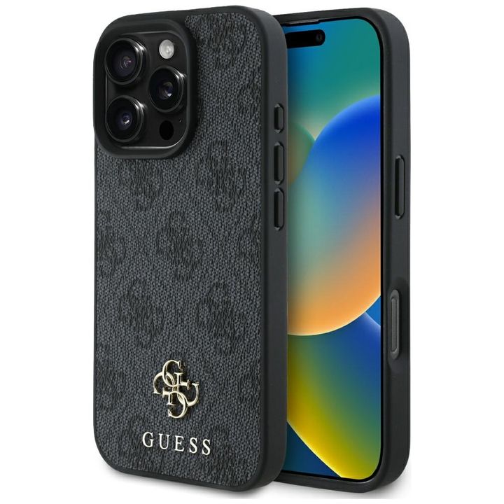 Etui Guess HC PU 4G Small 4G and Classic do iPhone 16 Pro Max MagSafe czarny na NearMe.pl