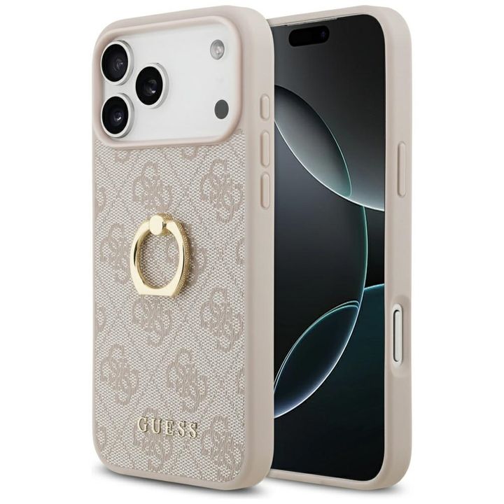 Etui Guess 4G Ring Stand do iPhone 17    Pro Max różowy na NearMe.pl