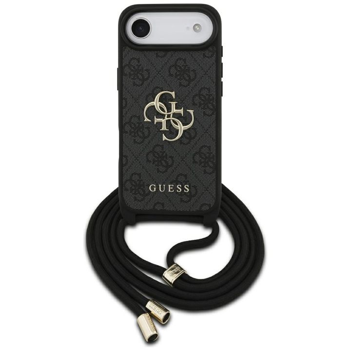 Etui Guess 4G Big Logo Cord Stap         Crossbody do iPhone Air czarny na NearMe.pl
