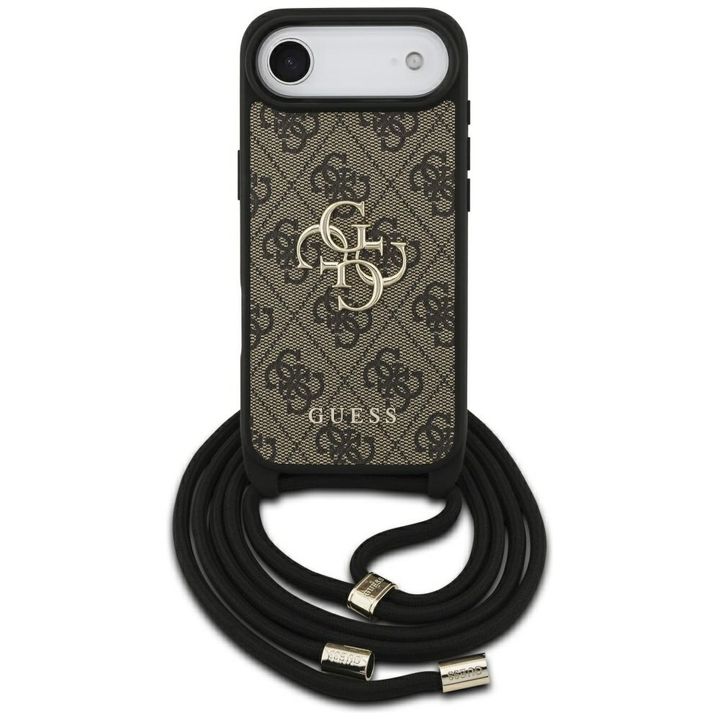 Etui Guess 4G Big Logo Cord Stap         Crossbody do iPhone Air brązowy na NearMe.pl