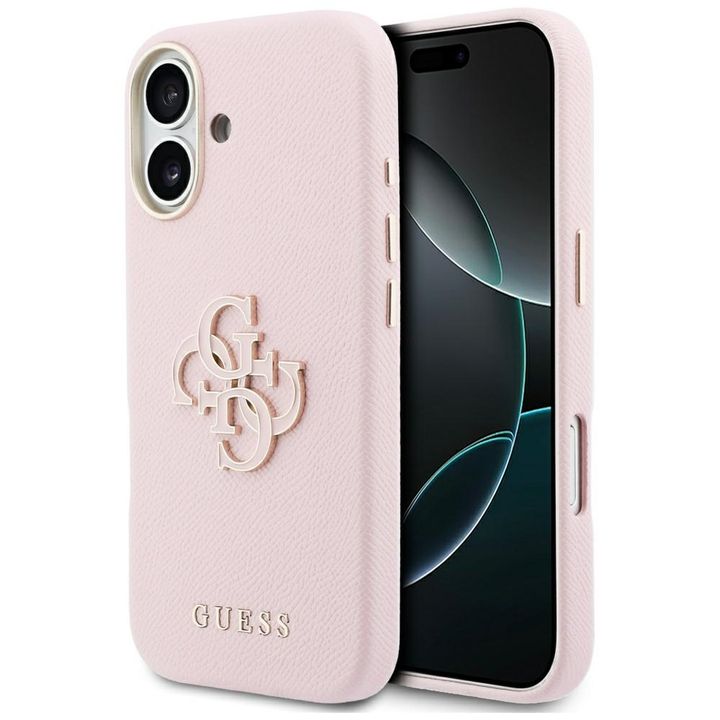 Etui Guess FW Resin Logo do iPhone 17    różowy na NearMe.pl